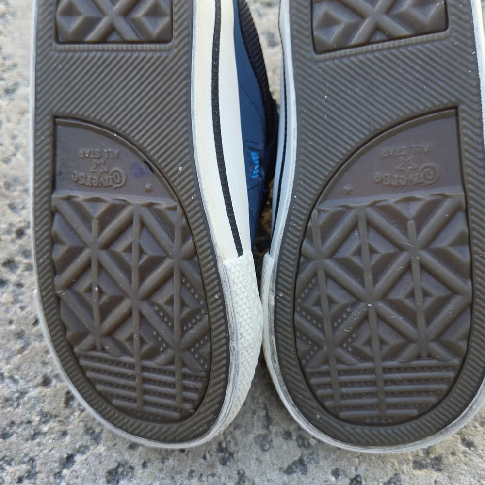 Converse Little Kids One Star Blue & Black Casual Shoes
